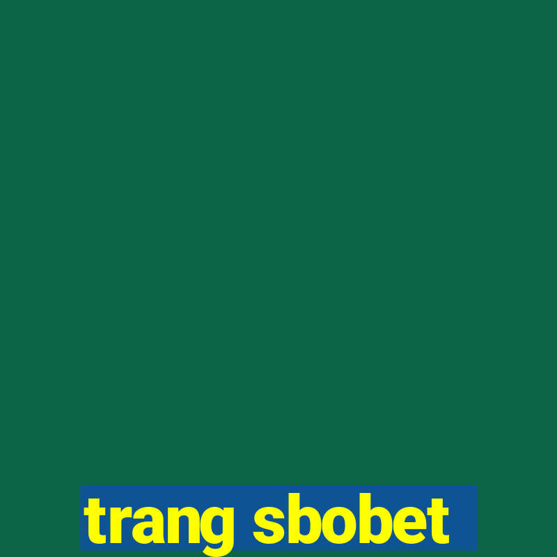 trang sbobet