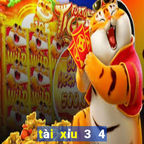 tài xỉu 3 4 là gì