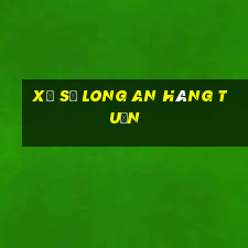 xổ số long an hàng tuần