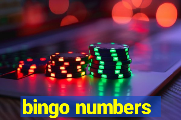 bingo numbers