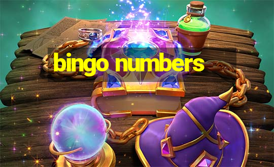 bingo numbers