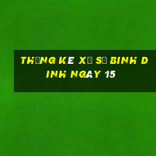 Thống kê Xổ Số binh dinh ngày 15