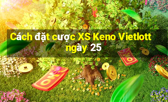 Cách đặt cược XS Keno Vietlott ngày 25