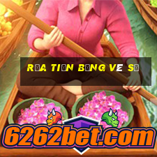 rửa tiền bằng vé số