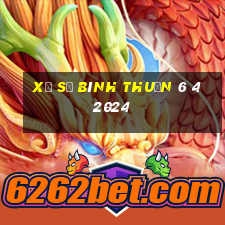 xổ số bình thuận 6 4 2024