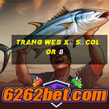 Trang web xổ số Color 8