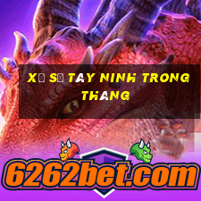 xổ số tây ninh trong tháng