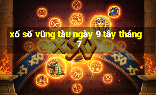 xổ số vũng tàu ngày 9 tây tháng 7