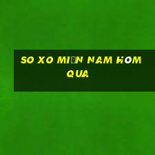 so xo miền nam hôm qua