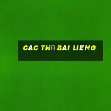 các thế bài Liêng