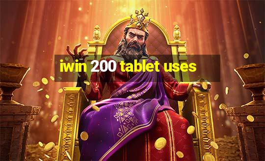 iwin 200 tablet uses