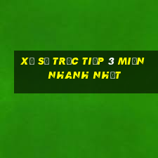 xổ số trực tiếp 3 miền nhanh nhất