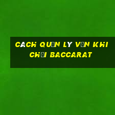 Cách quản lý vốn khi chơi Baccarat