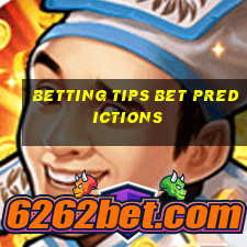 betting tips bet predictions