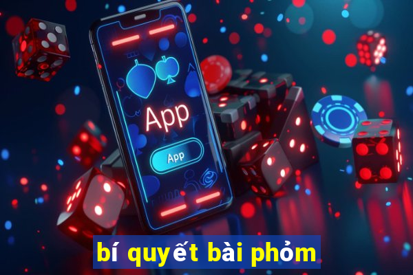 bí quyết bài phỏm