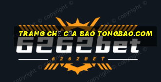 Trang chủ của Bao Tongbao.com