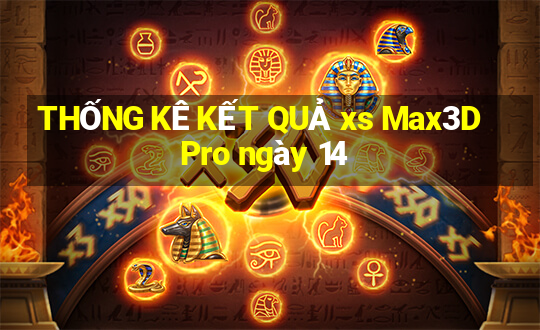 THỐNG KÊ KẾT QUẢ xs Max3D Pro ngày 14