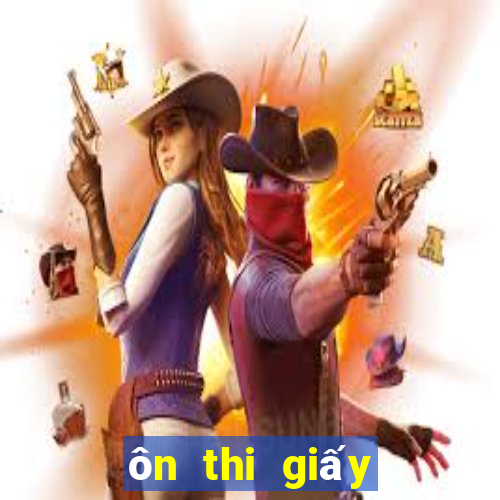 ôn thi giấy phép lái xe