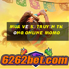 mua vé số truyền thông online momo