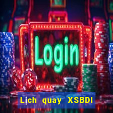 Lịch quay XSBDI ngày 14