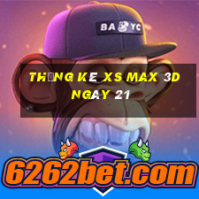 Thống kê XS Max 3D ngày 21