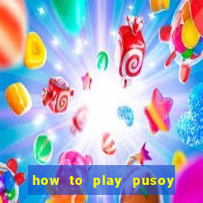 how to play pusoy card game