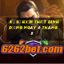 xổ số kiến thiết bình dương ngày 4 tháng 8