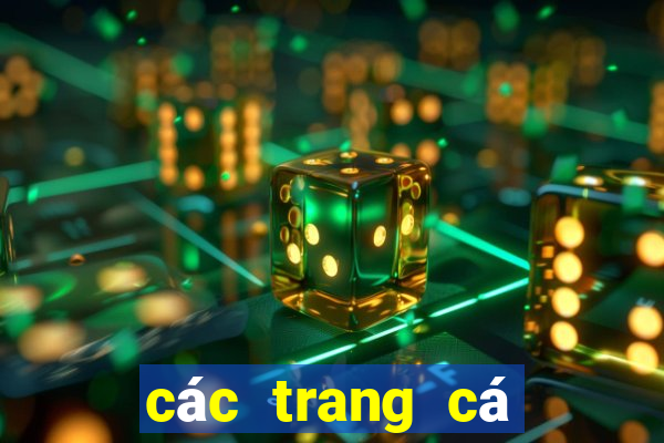 các trang cá cược bóng đá