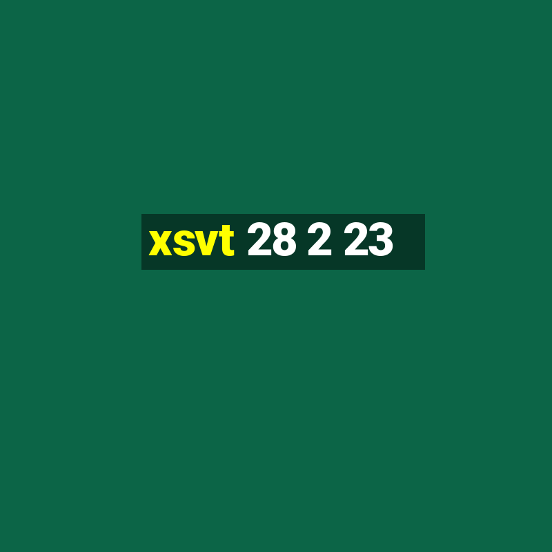 xsvt 28 2 23