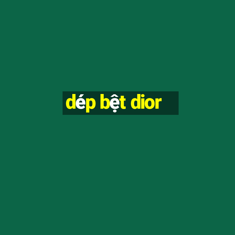 dép bệt dior