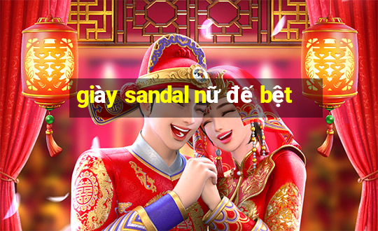 giày sandal nữ đế bệt