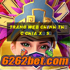 Trang web chính thức chia xổ số