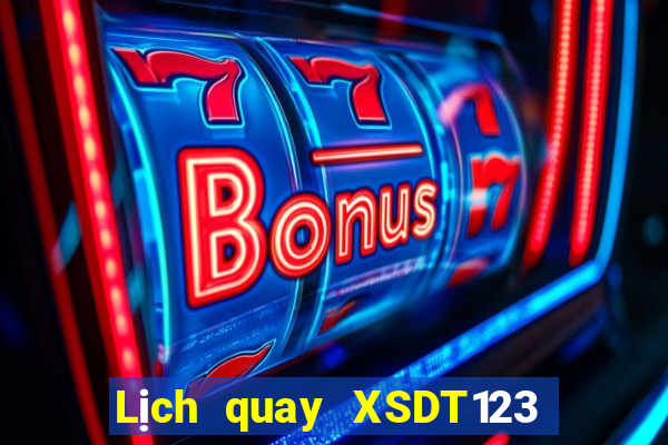 Lịch quay XSDT123 Chủ Nhật