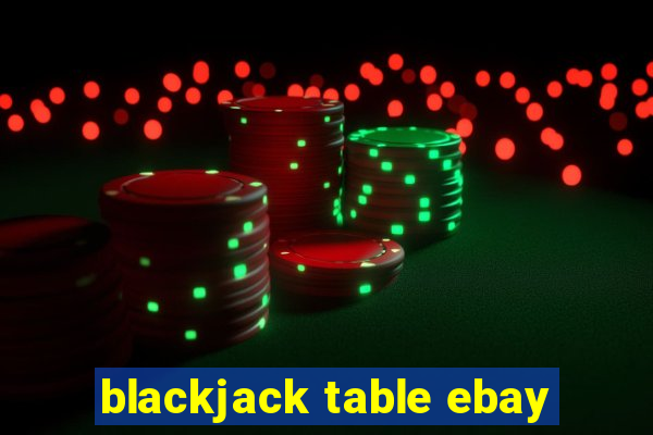 blackjack table ebay