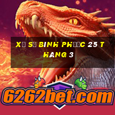 xổ số bình phước 25 tháng 3