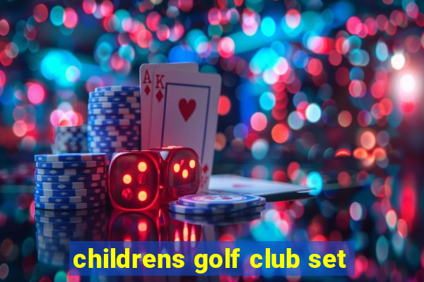 childrens golf club set