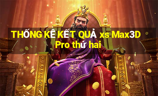 THỐNG KÊ KẾT QUẢ xs Max3D Pro thứ hai