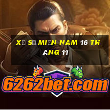 xổ số miền nam 16 tháng 11