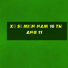 xổ số miền nam 16 tháng 11