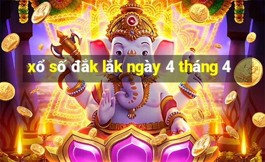 xổ số đắk lắk ngày 4 tháng 4