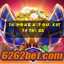 THỐNG KÊ KẾT QUẢ XSTT4 thứ Ba