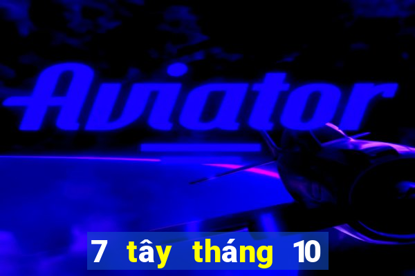 7 tây tháng 10 xổ số miền nam