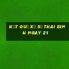 kết quả Xổ Số thái bình ngày 21