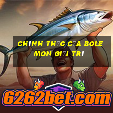 Chính thức của Bolemon giải trí