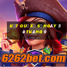 kết quả xổ số ngày 30 tháng 9