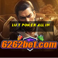 luật poker all in