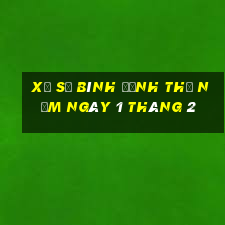 xổ số bình định thứ năm ngày 1 tháng 2