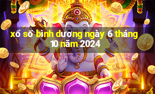 xổ số bình dương ngày 6 tháng 10 năm 2024