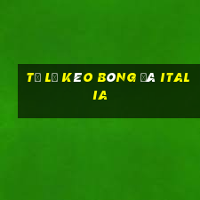 tỷ lệ kèo bóng đá italia