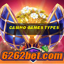 casino games types